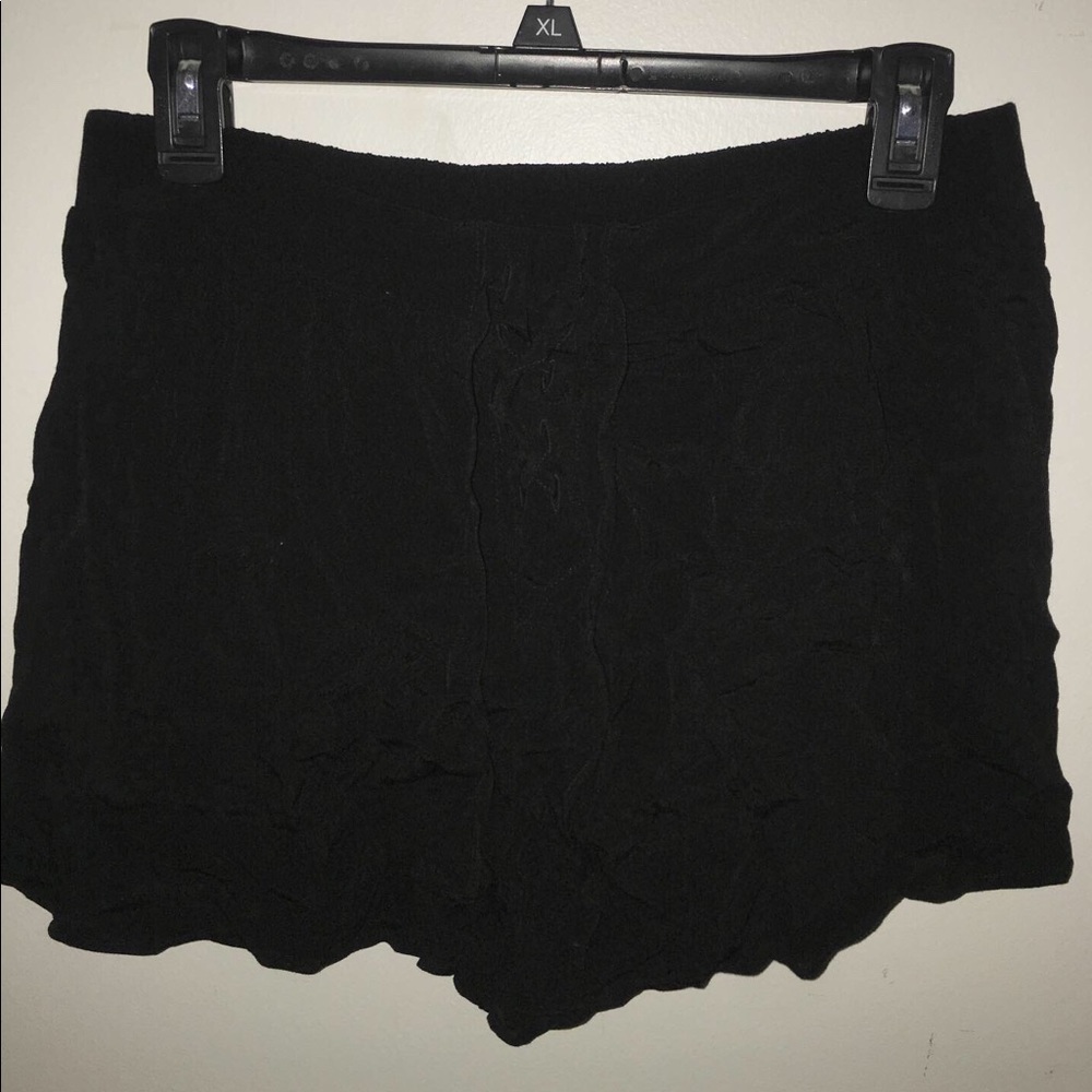 Black tie up shorts!
